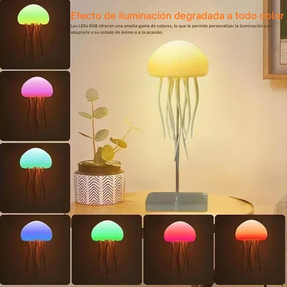 Lámpara de medusa con movimiento