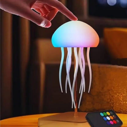 Lámpara de medusa con movimiento